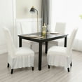 thumbnail image 5 of Jubipavy Bubble Group Chair Cover Four Season All Inclusive Elastic Fabric Dining Chair Cover Dining Room And Study Dirty Proof Chair Cover, 5 of 6