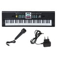 thumbnail image 2 of 61 Teclas de Música Digital, Teclado Electrónico, Teclado, Piano Eléctrico, Regalo, UE Sunnimix Teclado de piano digital, 2 of 8