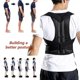 thumbnail image 3 of Adjustable Full Back Brace, Waist Trainer, Unisex Belt for Posture (Black XS), 3 of 5