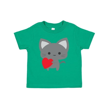 

Inktastic Heart Cat Gift Toddler Boy or Toddler Girl T-Shirt