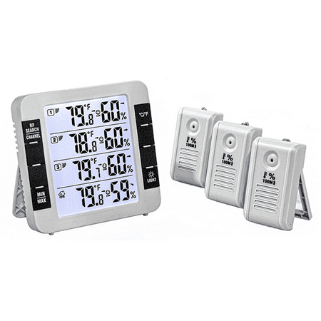 

Wireless LCD Digital Thermometer Hygrometer Indoor/Outdoor Digital Thermometer