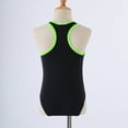thumbnail image 6 of Haitryli Kids Girls Tankini Swimsuit Beachwear Racer Back Swimwear Bodysuit with Shorts Bathing Suit Fluorescent Green 10, 6 of 7
