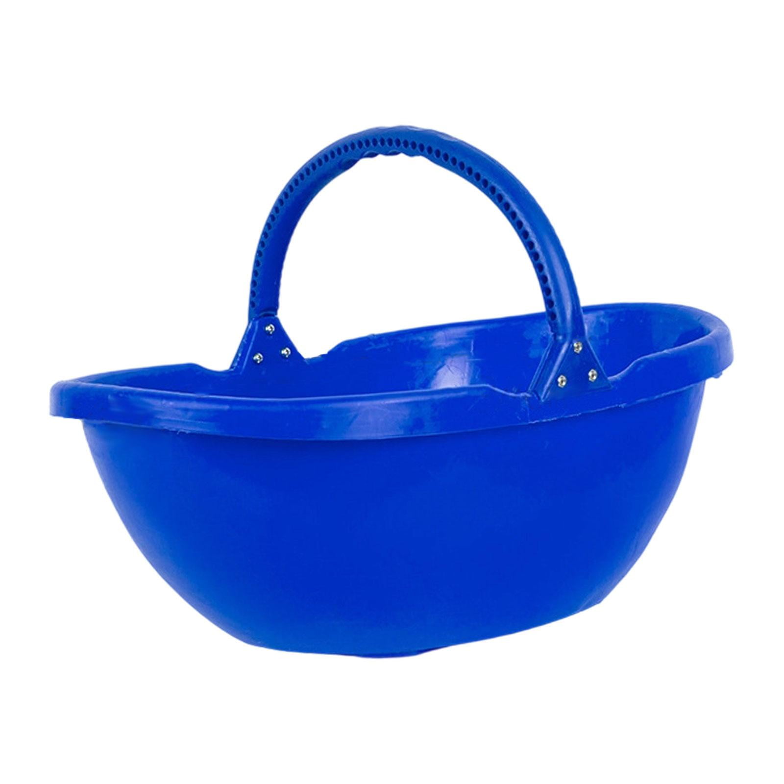 Miulika Garden Harvesting Basket, Picking Basket with Handle, Multipurpose Handheld Harvesting Tool for Lawn, Kitchen, Farm, Garden, Yard Blue