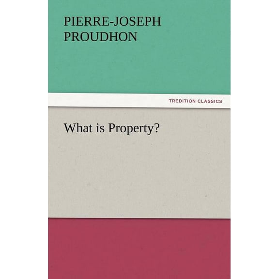 What Is Property?