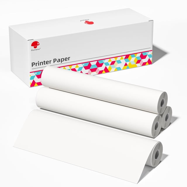 Rollos de papel térmico Phomemo 8.5 x 11 pulgadas para M832 M833 M834 M835