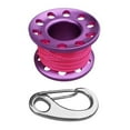 thumbnail image 2 of Portable Aluminum Alloy Scuba Diving Finger Reel Spool With 10m/393.70inch High Visibility Flared Line and Stainless, 2 of 9
