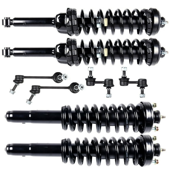 SCITOO Front/Rear Strut Spring Assembly Stabilizer Bar Link Kit Stabilizer Bar Link Fit for 1997 1998 1999 2000 2001 for Honda CR-V