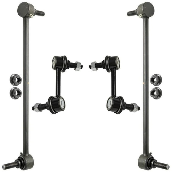 Detroit Axle - 4pc Sway Bars for Hyundai 2015-2019 Sonata 2016-2019 Kia Optima Stabilizer Sway Bar End Links Front and Rear Replacement