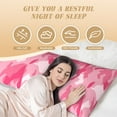 thumbnail image 4 of Body Pillow Cover - Pink Camouflage Soft Body Pillow Cover with Zipper, Comfort Body Pillow Pillowcase, Body Pillow Case Cover 20 x 54, 4 of 7