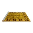 thumbnail image 2 of Ahgly Company Machine Washable Indoor Rectangle Oriental Yellow Industrial Area Rugs, 2' x 3', 2 of 4