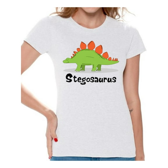 Awkward Styles Stegosaurus Dinosaur Shirt for Women Dinosaur Tshirt Stegosaurus T Shirt Spirit Animal Shirts for Women Funny Stegosaurus Gifts for Her Dinosaur Party Outfit Dinosaur Gifts for Women