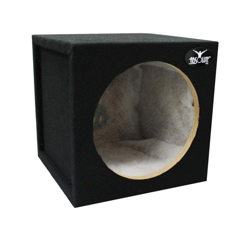 ABSOLUTE Single 12" Sealed MDF Subwoofer/Sub Enclosure Empty Box ( 1