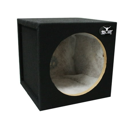ABSOLUTE Single 12 Sealed MDF Subwoofer/Sub Enclosure Empty Box ( 1 Cubic Feet)