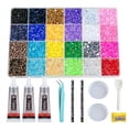 thumbnail image 4 of Professional Bedazzling Kit, 34000Pcs Rhinestones with 24 Colors, 3 Pack B-7000 Glue, Dotting Tools and Storage Box for DIY Crafts, Clothes and Shoes, 4 of 8