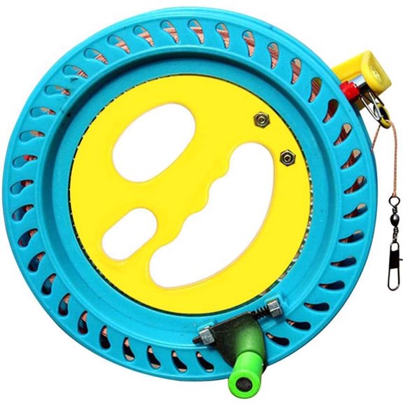 Falleo Clearance Outdoor Kite Line String With Spool Plastic Kite Line Winder Winding Reel Grip Wheel With Flying Line For Kids Adults