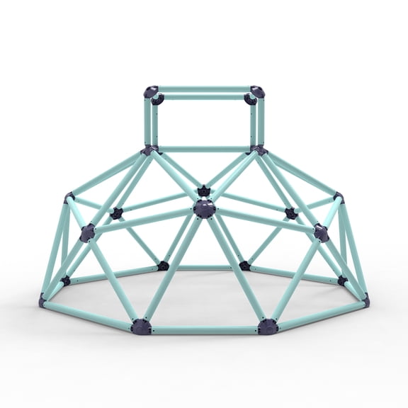 Geometric Climbing Dome for Kids Ages 3 to 10, Galvanized Steel Indoor Outdoor Climbing Frame, Sturdy High Load Capacity, Portable Easy Assembly Play Equipment