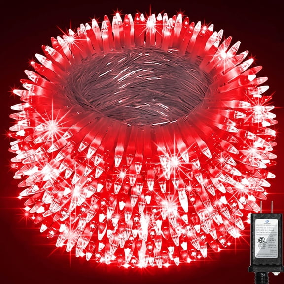 QUHUATU 750 LED 246FT Christmas Lights Outdoor, Super Long Waterproof Christmas String Lights with 8 Modes, Christmas Tree Lights with Timer Memory for Fence Garden Xmas Wedding Party Decor Red C99