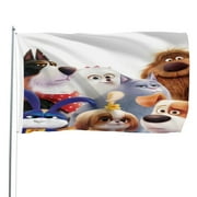 The Secret Life of Pets flag perfect for outdoor decoration, can be hung indoors, outdoor lawn, balcony, corridor, party, etc. anywhere you want to display，15.7x23.6in（40*60cm）