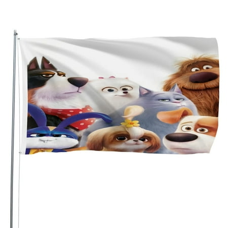 The Secret Life of Pets flag perfect for outdoor decoration, can be hung indoors, outdoor lawn, balcony, corridor, party, etc. anywhere you want to display，15.7x23.6in（40*60cm）