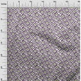 thumbnail image 2 of oneOone Cotton Poplin Fabric Diamond Flame Stitch Print Fabric By The Yard 56 Inch Wide, 2 of 4