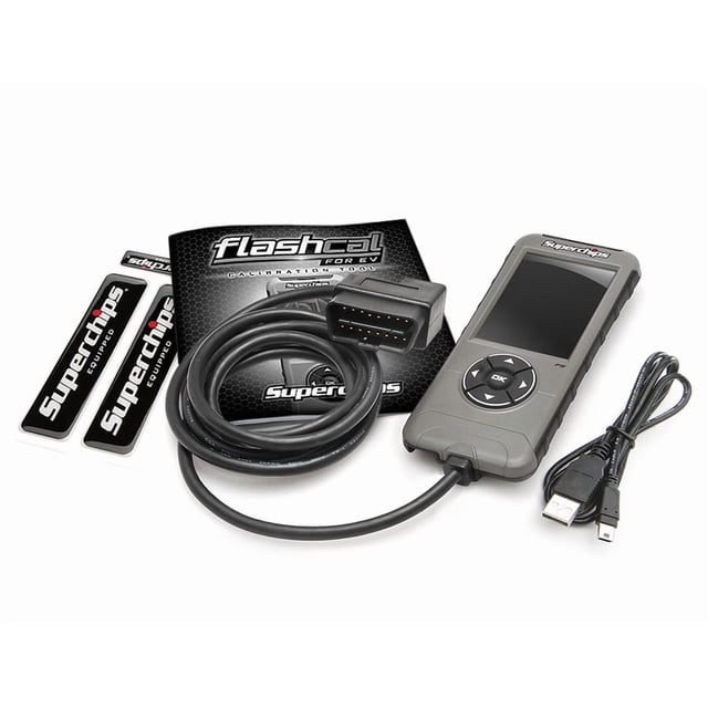 Superchips Speedometer Calibrator 1549 FlashCal; Reads and Clears Diagnostic Trouble Codes; Internet Updateable