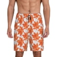 thumbnail image 1 of Fotbe Maple Leaves A Pantalones Cortos de Pijama para Hombre, Ropa de Dormir, Pantalones de Pijama Cortos para Hombre-Large, 1 of 6