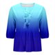 thumbnail image 5 of Camisetas de Manga Corta para las Mujeres Lanterna Manga Corbata Plisado Cuello Redondo, Casual Recortado Camiseta Top para Gimnasio Y Diario, 5 of 5