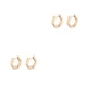 thumbnail image 4 of Minnieouse Pendientes de Clip de 2 uds, adorno elegante para adultos, mujeres, hombres, pendientes geométricos para adultos, accesorio de moda, tipo 4 2Conjunto, 4 of 6