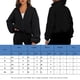 thumbnail image 2 of Abrigo Chaqueta de moda con cuello alto, chaqueta cálida de Color sólido para mujer, traje diario de corte holgado Ygjytge Negro T S para Mujer, 2 of 7
