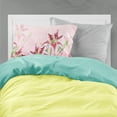 thumbnail image 2 of Pink Lillies Fabric Standard Pillowcase, 2 of 2
