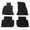 Black, variant on Ikon Motorsports Floor Mats Compatible with 2018-2023 Kia Stinger RWD Gray Nylon Car Floor Mats Carpet Front Rear Row 4PCS Set