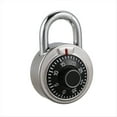 thumbnail image 3 of 5X Cadenas Codé Maître 50mm avec Cadran Fixe Rond Combinaison Cadenas, 3 of 8