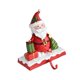 thumbnail image 5 of Estatua navideña con soporte para medias, adorno de resina, figura escultural para estantería, oficina, dormitorio, centros de mesa para interiores Papá Noel, 5 of 9