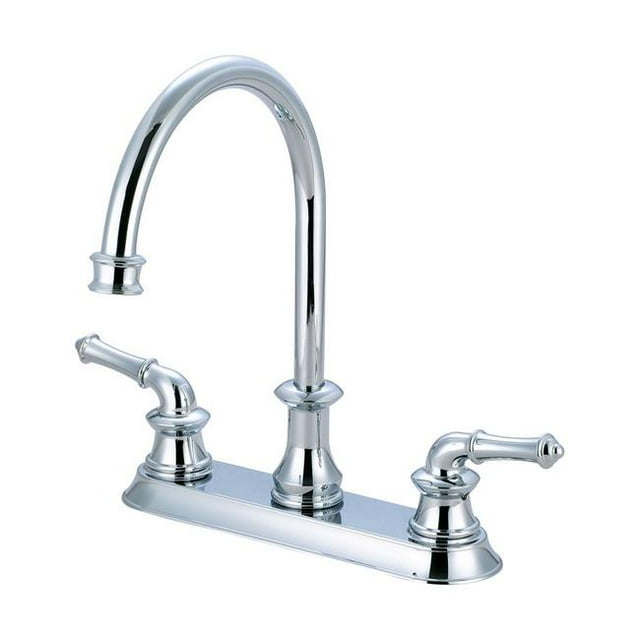 Del Mar 2DM300 Two Handle Kitchen Faucet - Polished Chrome