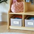 thumbnail image 3 of Guidecraft EdQ 2-Section Wooden Storage Locker with Bench Seat for Classroom, Kids Cubby Organizer with Shelves and Hooks for Coats, 3 of 4