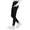 Black, variant on Girls Athletic Leggings with Pockets High Waisted Crossover Yoga Pants Dance Workout Running Bottoms for Kids 5-14Y
