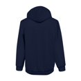 thumbnail image 4 of LWavelet Hoodies For Men Big And Tall Winter Waffle Quarter Zip Pullover Casual Fall Sweatshirts With Pocket Streetwear Outfit Navy 2XL, 4 of 4