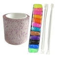 thumbnail image 1 of yuksok Nano Tape Bubble Kit Adults with Straws Waterproof Non Marking B, 1 of 7