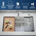 thumbnail image 4 of Karran Usa WS-37-PK1 Elite Workstation 32" Undermount Single Basin Stainless Steel Kitchen, 4 of 6
