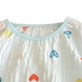 thumbnail image 4 of KPOPLK Toddler Girls Pajamas Cotton 6 9 12 Months 2T 3T 4T 5T Pjs Jammies Fall Winter Long Sleeve Sleepwear Sets(1-2 Years,Light Blue), 4 of 5