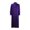 Purple, variant on Honeeladyy Men Solid Halloween Coat Stand Collar Long-sleeved Button Robe Coat sleeved Button Robe Coat K