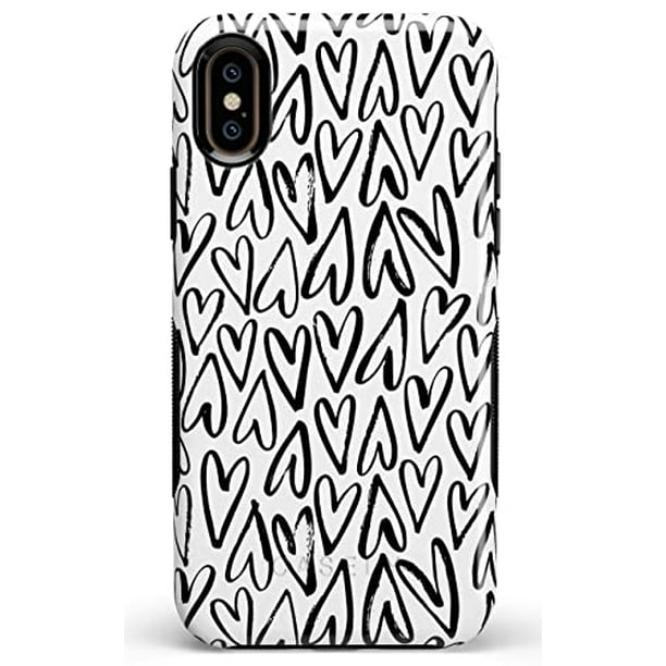 Casely iPhone X/XS Phone Case Heart Throb Endless Hearts Case 360