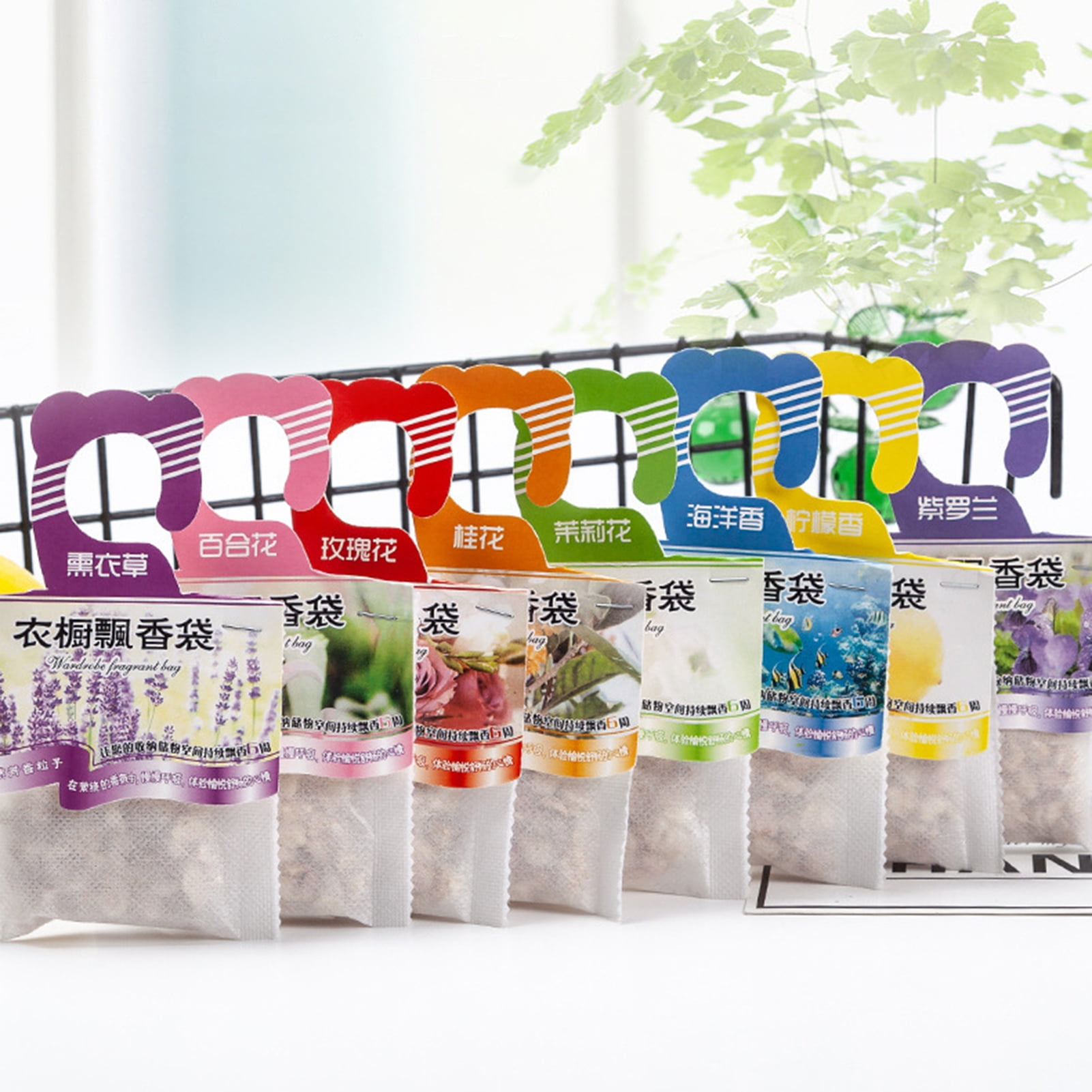 Travelwant 5Pcs Hanging Sachet Bags Large Scented Sachets for Drawer