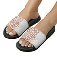 thumbnail image 5 of GZHJMY Stylish Slides for Women Men, Pink Pineapple Marble Soft Flexible Slip-on Sandals Slippers, 5 of 7