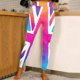 thumbnail image 3 of Gibobby Leggings Gluteos Mujer Pantalones yoga deportivos ajustados moda casual para mujer Leggings estampados coloridos del Día la Independencia（Rosa， XXL), 3 of 4