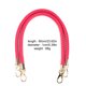 thumbnail image 5 of Paquete de 2 bolso de cuero de PU cortas trenzadas correas de bolso Crossbody con hebilla a presión Cinturones de billetera Reemplazo de piezas DIY Accesorio 60 cm Rosa Red Yuarrent AP004427-02, 5 of 7