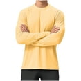 thumbnail image 4 of hotojiny Long Sleeve Shirts for Men Summer Lightweight UPF 50+ UV Sun Protection T-Shirt Muscle Fit Hiking Athletic Tee, 4 of 7