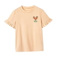 thumbnail image 4 of Camiseta de Mujer Verano Clásico Ropa Deportiva Camisa de Cuello Redondo para Trabajo Vacaciones Calle L, 4 of 7