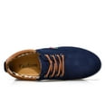 thumbnail image 3 of Men's Invisible Height Increasing Elevator Shoes Adult Leather Lace Up Casual Shoes Dress Shoes(2.09 Inches Taller Insole), 3 of 5