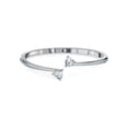 thumbnail image 1 of Brazalete Swarovski Mesmera en forma de corazón con cristales transparentes, 1 of 5
